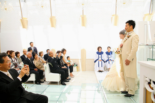 ブライダル写真 撮影場所 横浜 結婚式場 チャペル５