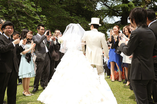 ブライダル写真 撮影場所 世田谷公園 結婚式