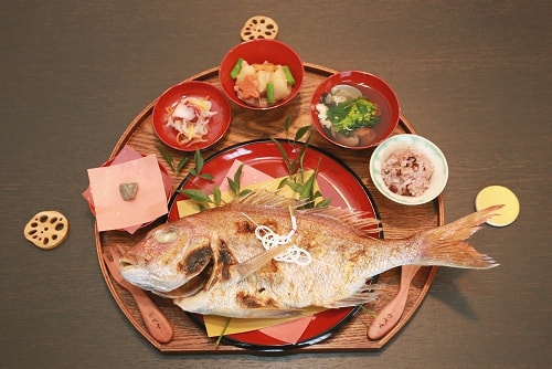 お食い初め写真 撮影場所 自宅 お食い初め膳