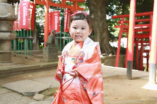 七五三写真 撮影場所 品川区 品川神社4
