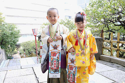七五三写真 撮影場所 文京区 湯島天満宮3
