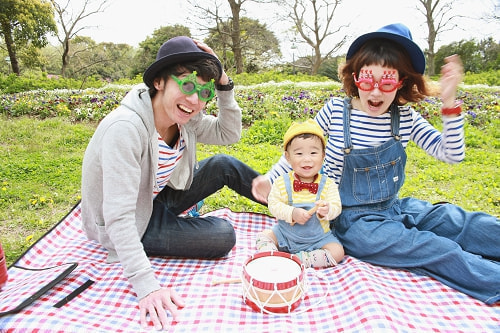 葛西臨海公園 家族写真