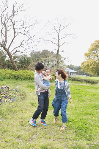 葛西臨海公園 家族写真