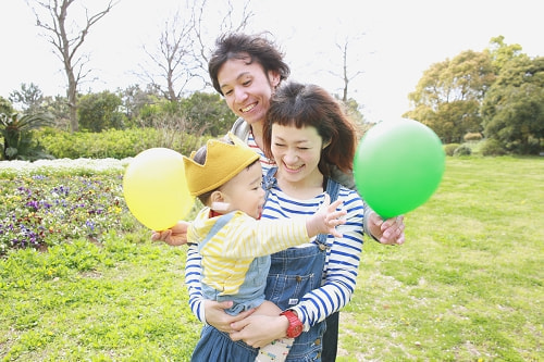 葛西臨海公園 家族写真