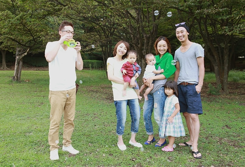 根岸森林公園 家族写真