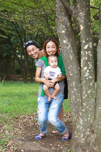 根岸森林公園 家族写真
