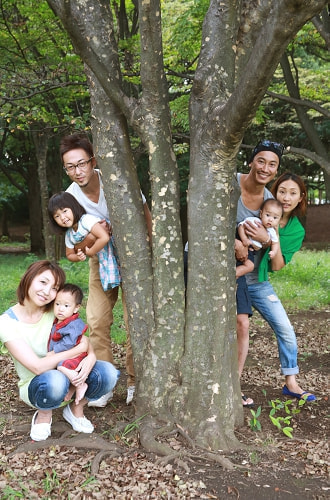 根岸森林公園 家族写真