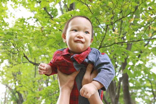 根岸森林公園 家族写真
