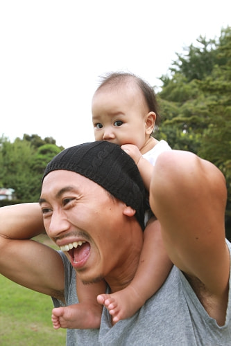 根岸森林公園 家族写真