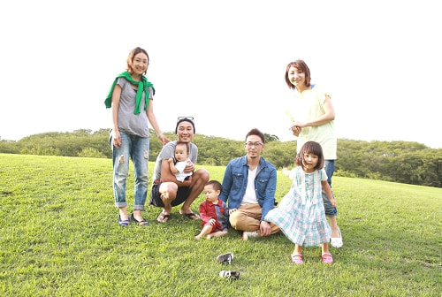 根岸森林公園 家族写真