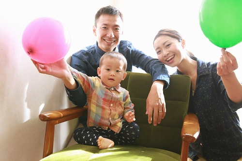 一歳バースデーフォト