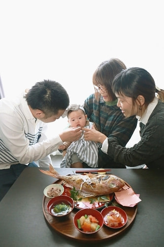 お食い初め(百日祝い)写真１１