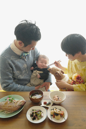 百日祝い(お食い初め)写真２