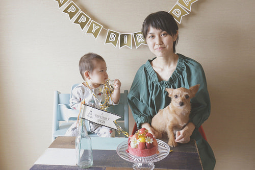 １歳バースデーフォト１２