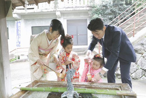 七五三写真 撮影場所 町田市 菅原神社1