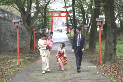 七五三写真 撮影場所 町田市 菅原神社145