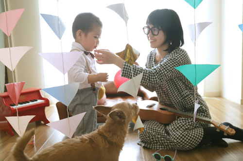 子供、春、おしゃれ写真、デコレーション２５