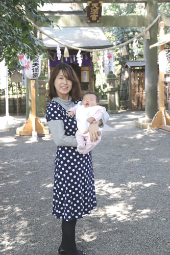 お宮参り写真 撮影場所 大宮八幡宮１５