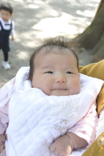 お宮参り写真 撮影場所 大宮八幡宮１８