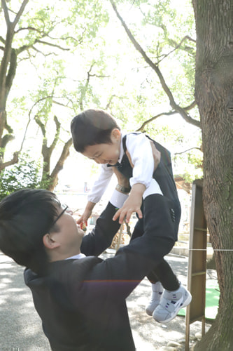 お宮参り写真 撮影場所 大宮八幡宮１９