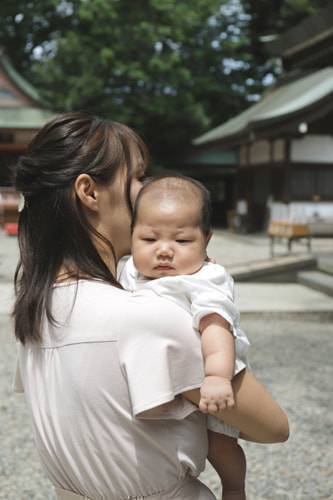 お宮参り写真 撮影場所 川越氷川神社１３a