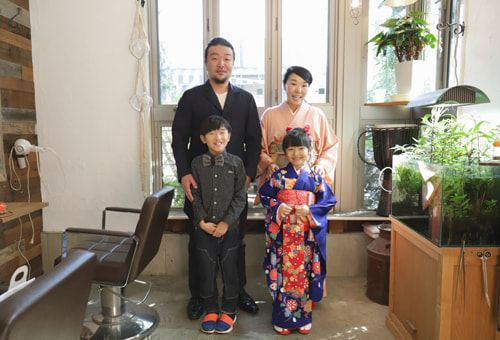 七五三写真 撮影場所 美容室８