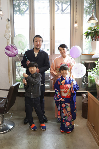 七五三写真 撮影場所 美容室２０