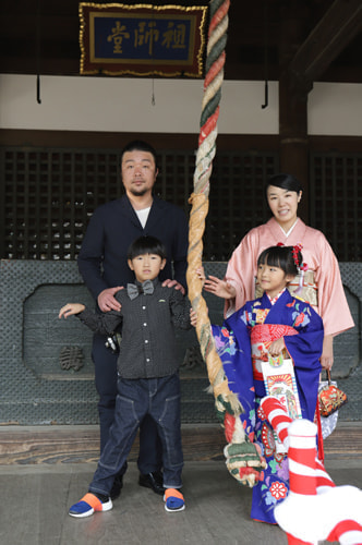 七五三写真 撮影場所 法華経寺１０