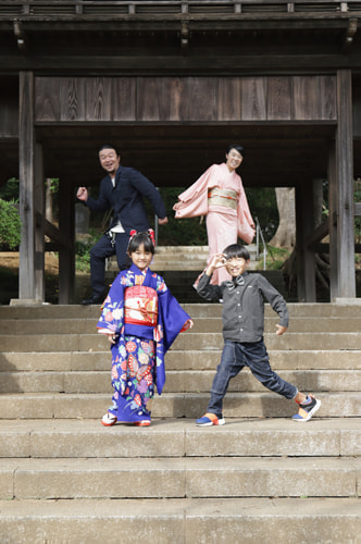 七五三写真 撮影場所 法華経寺１８