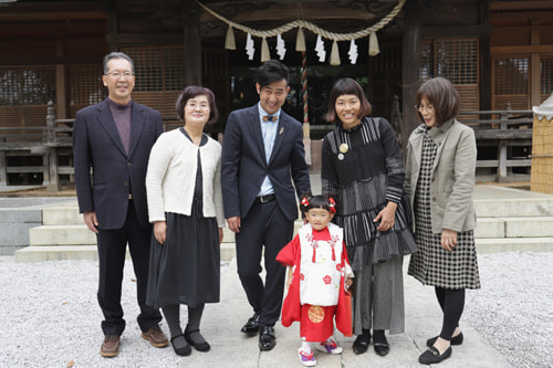 七五三写真 撮影場所 師岡熊野神社１６