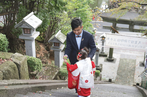 七五三写真 撮影場所 師岡熊野神社４１