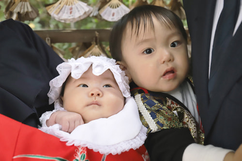 お宮参り写真 撮影場所 大宮八幡宮１８