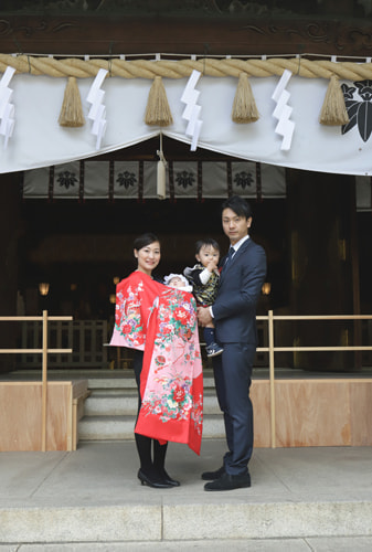 お宮参り写真 撮影場所 大宮八幡宮２０
