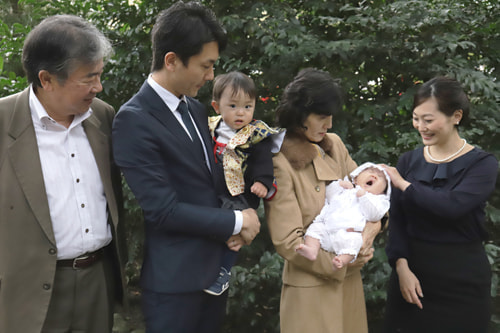 お宮参り写真 撮影場所 大宮八幡宮３４