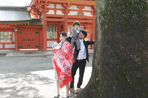 お宮参り写真