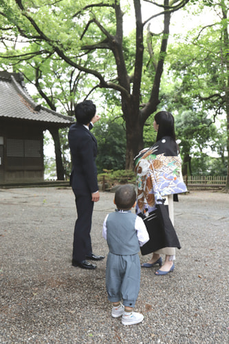 お宮参り写真 撮影場所 世田谷八幡宮