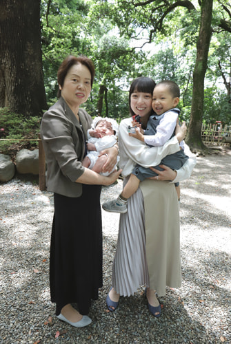 お宮参り写真 撮影場所 世田谷八幡宮