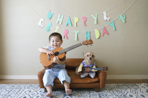 3歳バースデーフォト
