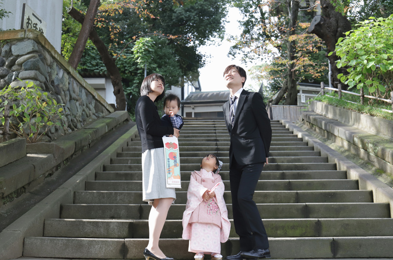 伊勢山皇大神宮の撮影スポット 階段