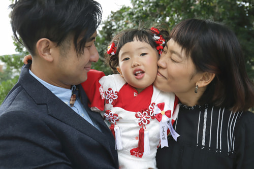 お宮参り、七五三の出張撮影