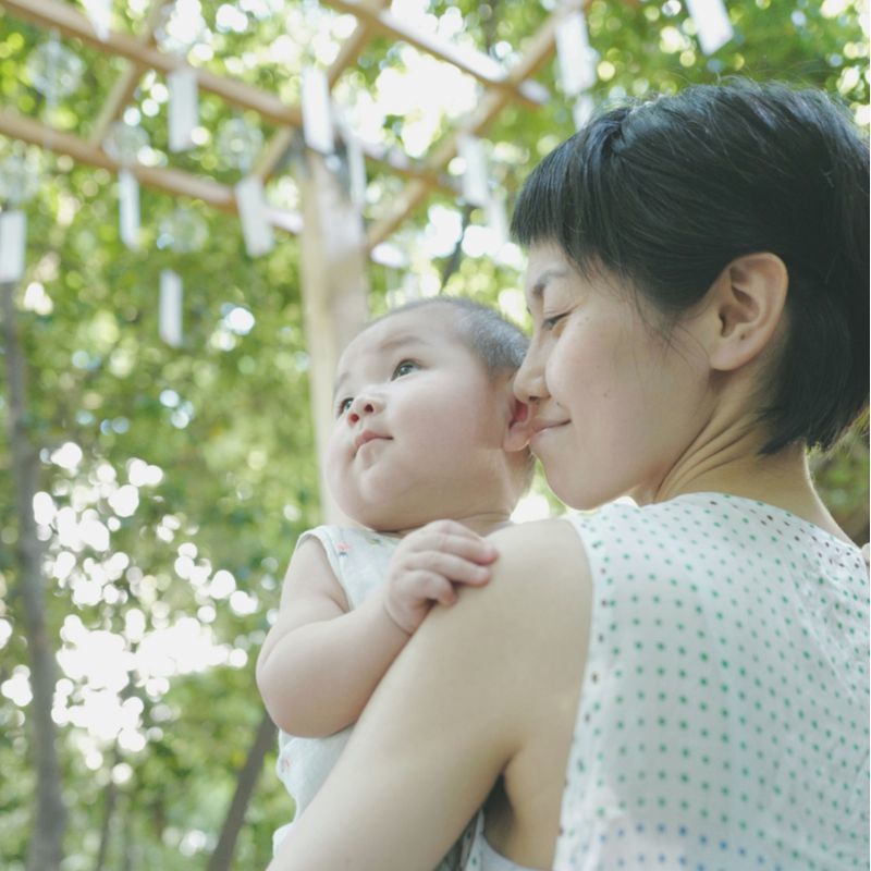 おしゃれな七五三、お宮参り写真