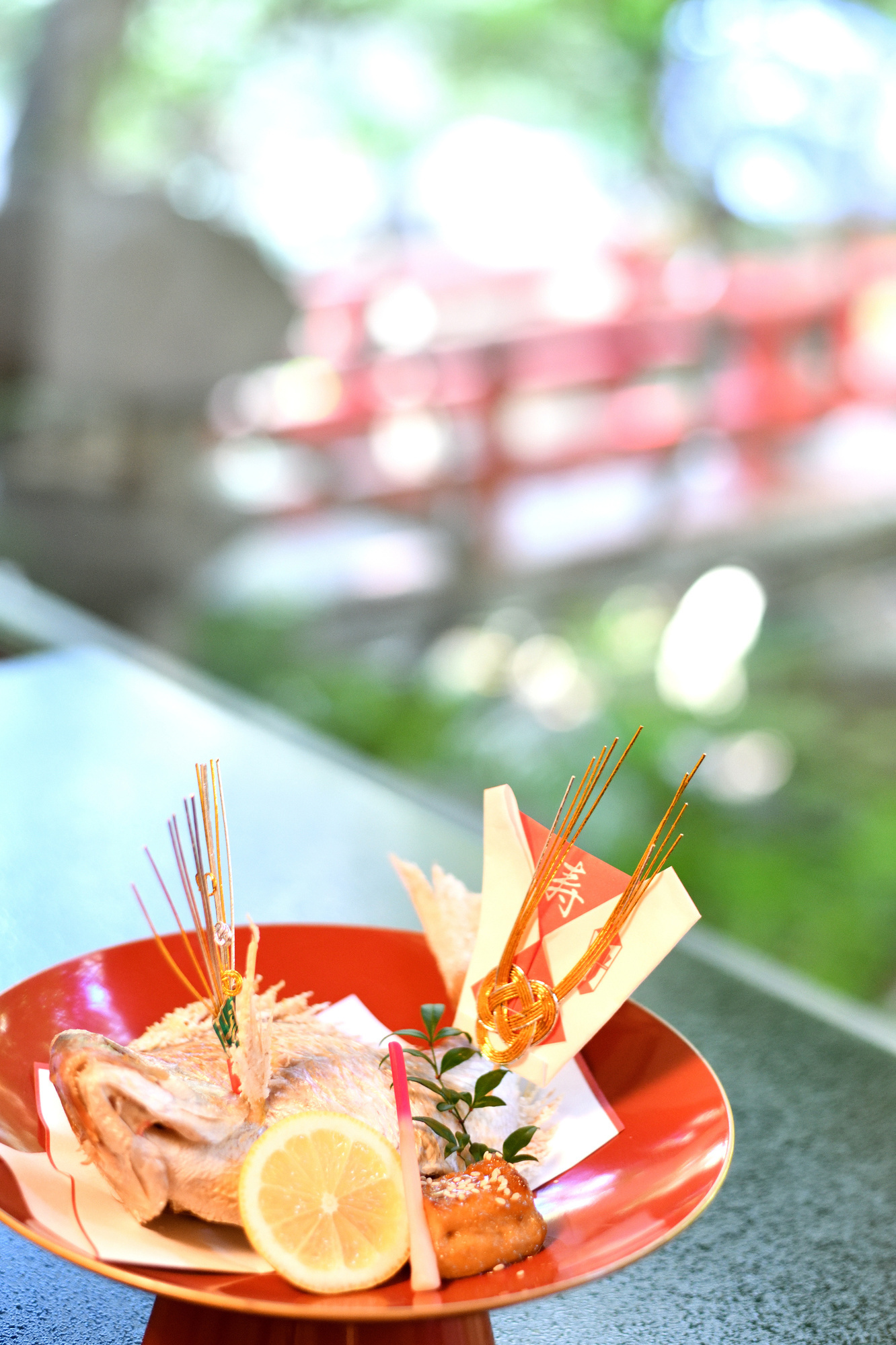 百日祝いのお食い初め膳