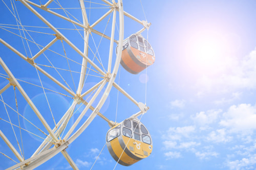 同系色で撮った観覧車